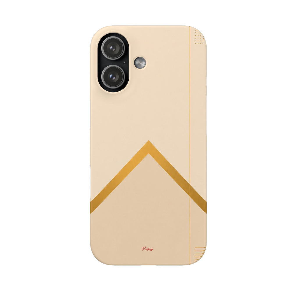 Gold Malboro Inspired Snap Phone Case