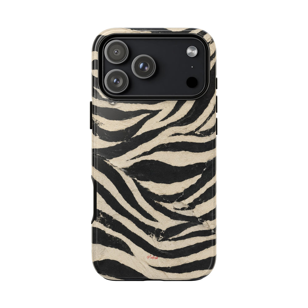 Wavy Peach & Mauve Tough Case