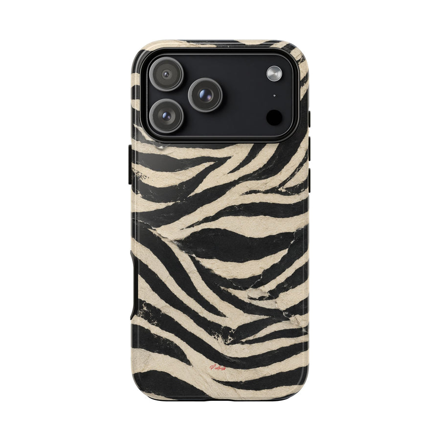 Wavy Peach & Mauve Tough Case