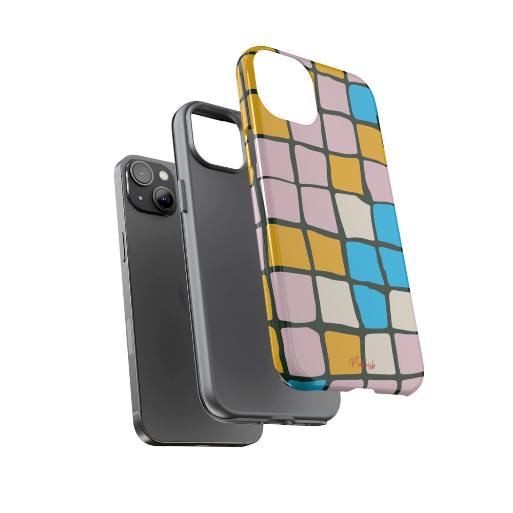 Color Grid Tough Phone Case