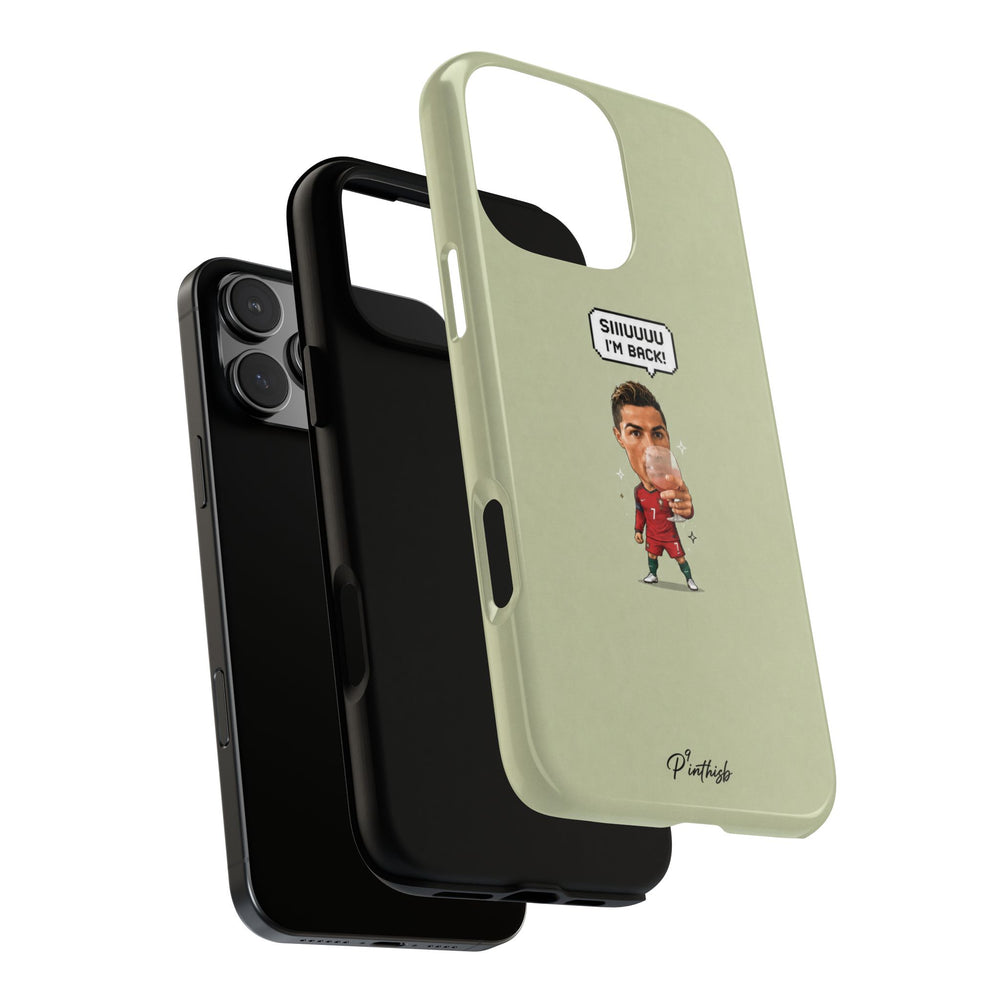 "SIIUUU, I'M BACK" CR7 Tough Phone Case