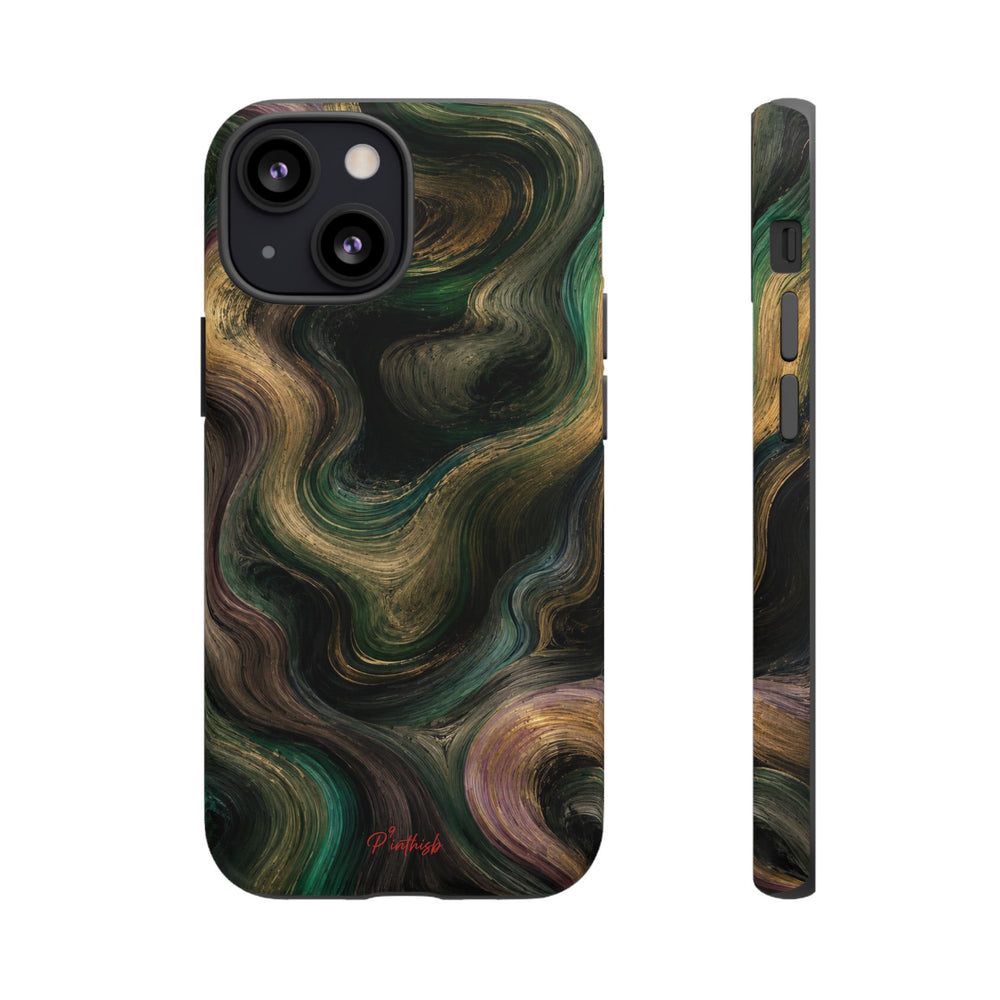 Marbled Forest Tough Phone Case