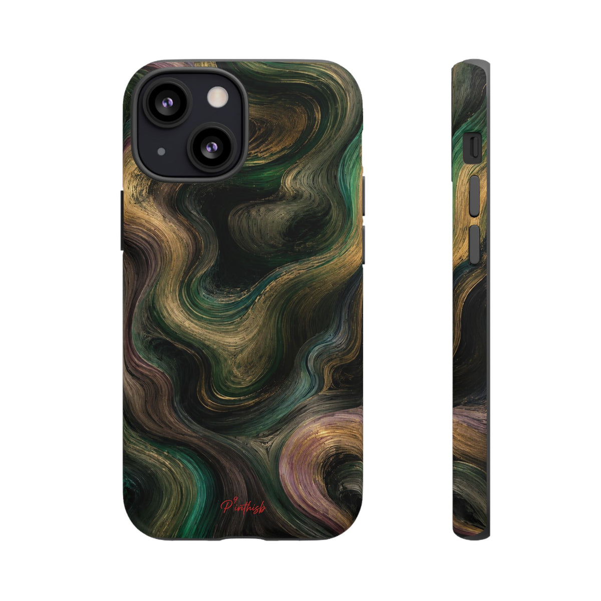 Marbled Forest Tough Phone Case