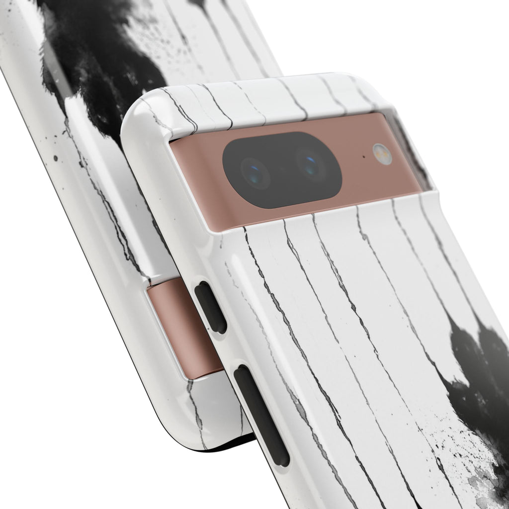 Black Ink Paw Print Tough Case