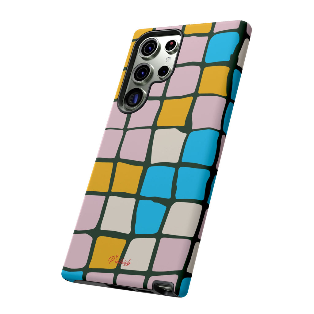 Color Grid Tough Phone Case