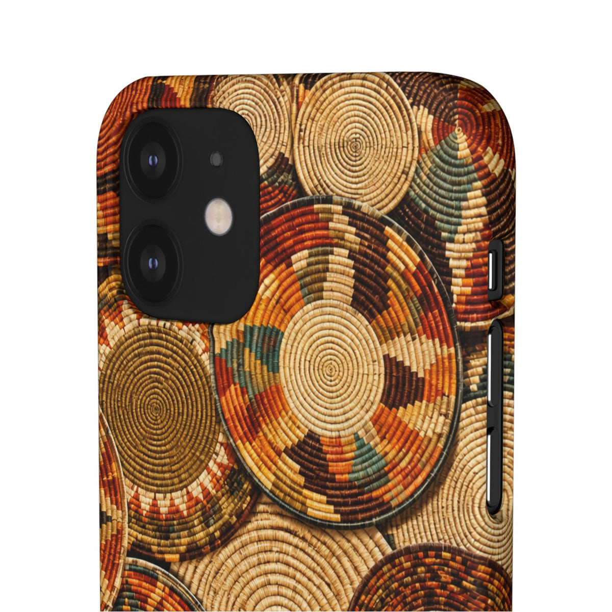 Bohemian Woven Basket Pattern Snap Case
