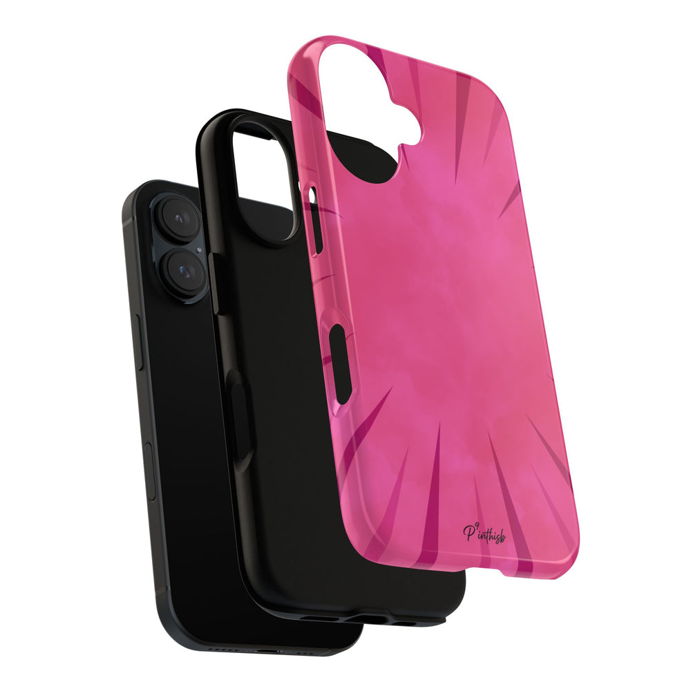 Pink Burst Tough Phone Case