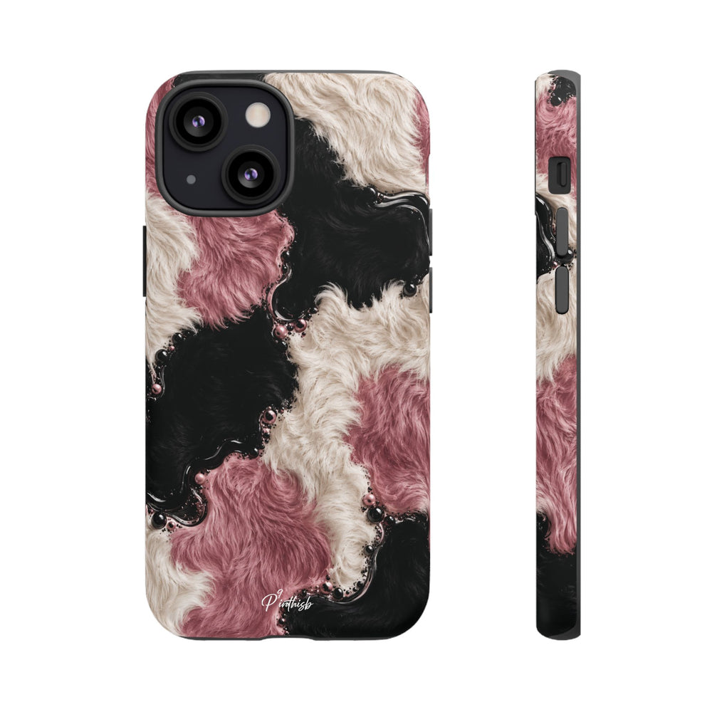 Cow Print Swirl Tough Case
