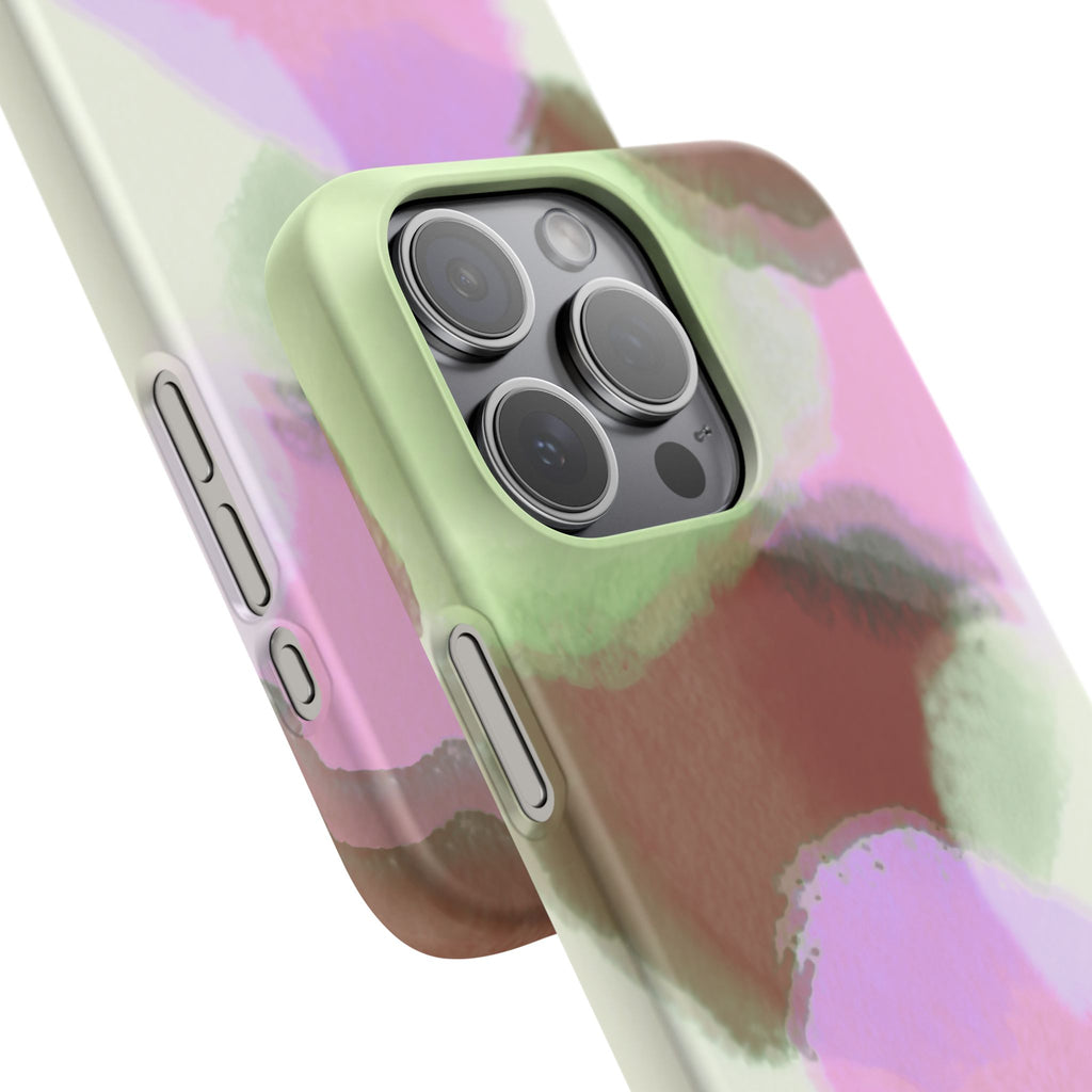 Abstract Pastel Camouflage Snap Phone Case