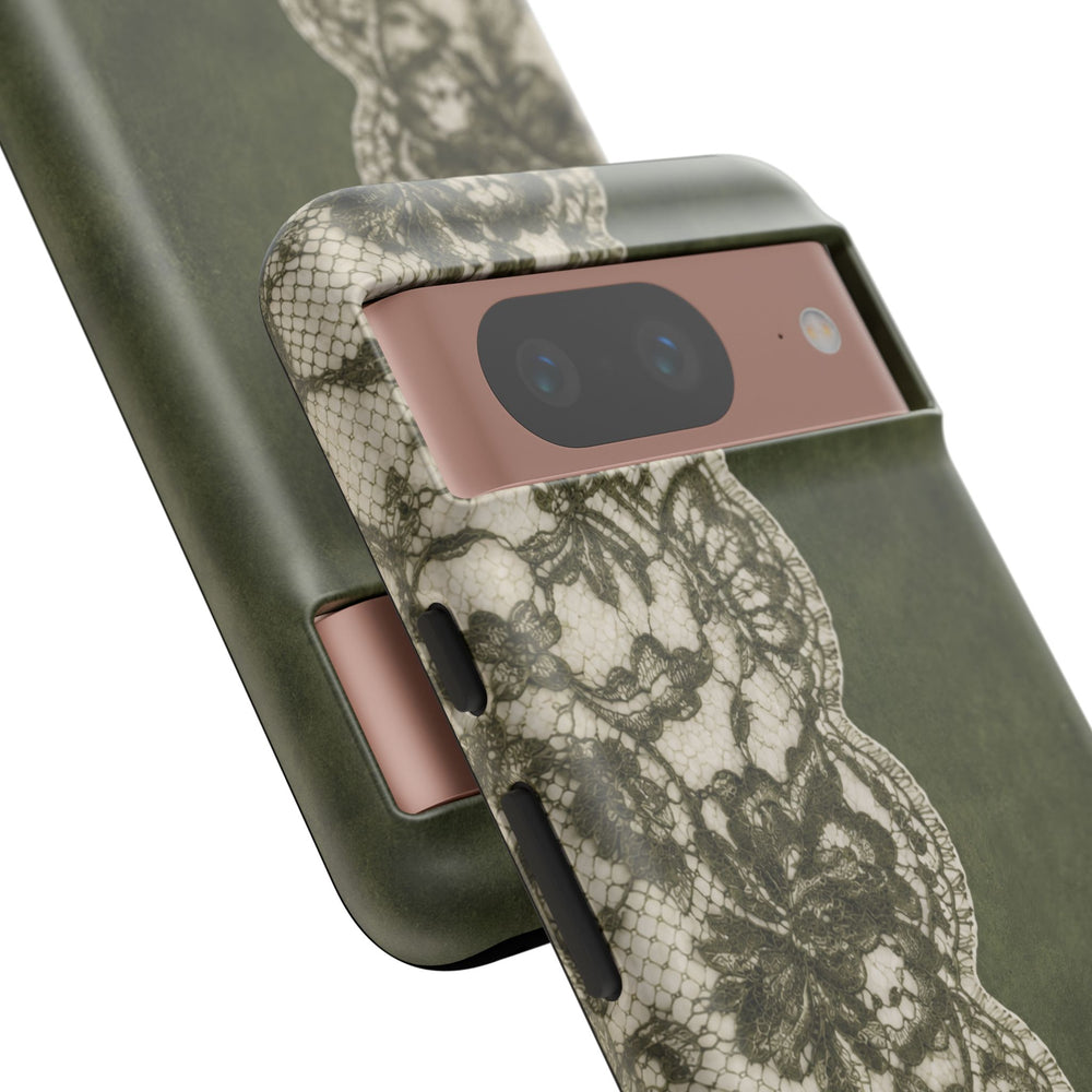 Olive Lace Tough Case