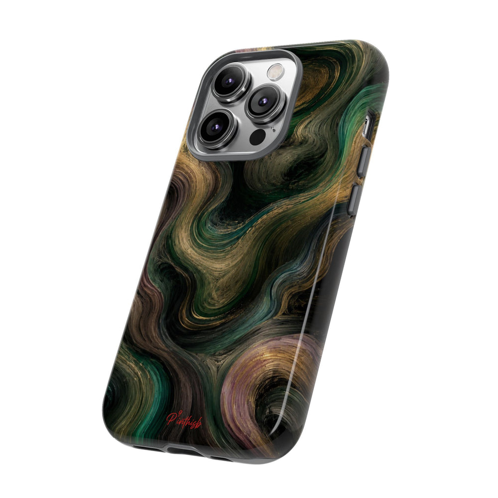 Marbled Forest Tough Phone Case