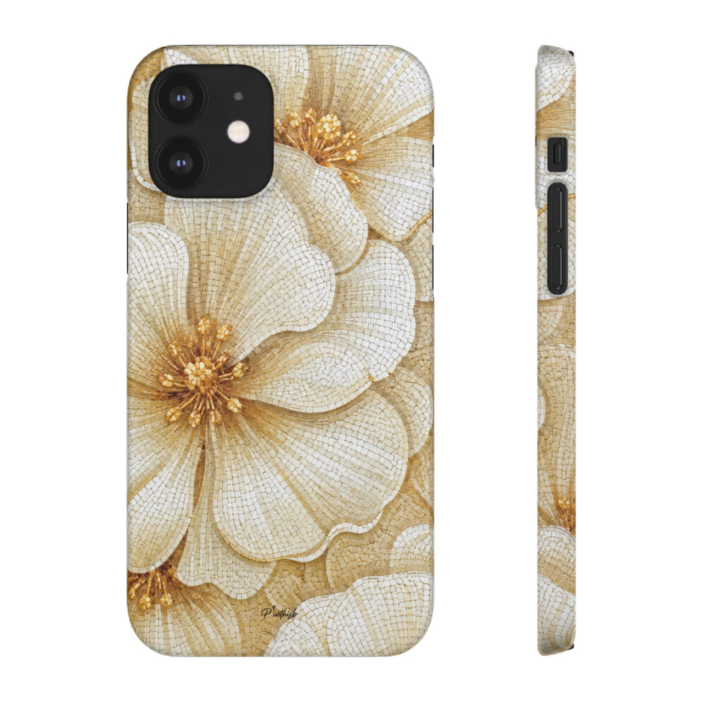Floral Gold Bloom Snap Case