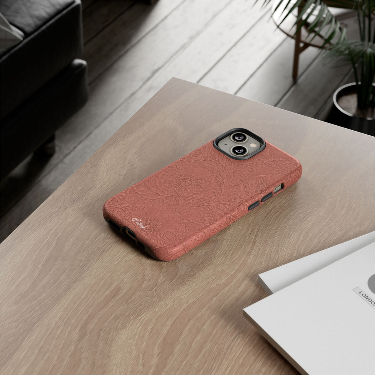 Embossed Floral Tough Case