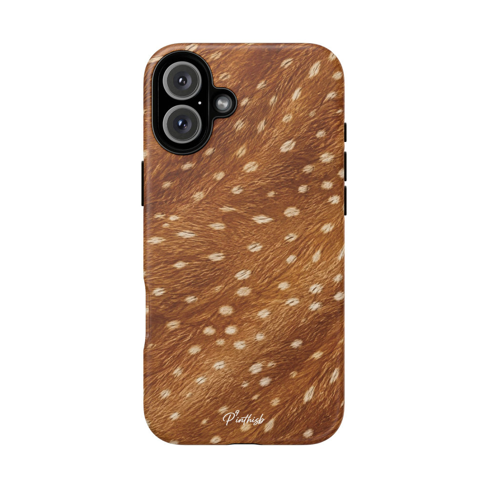 Caramel Deer Pattern Tough Case