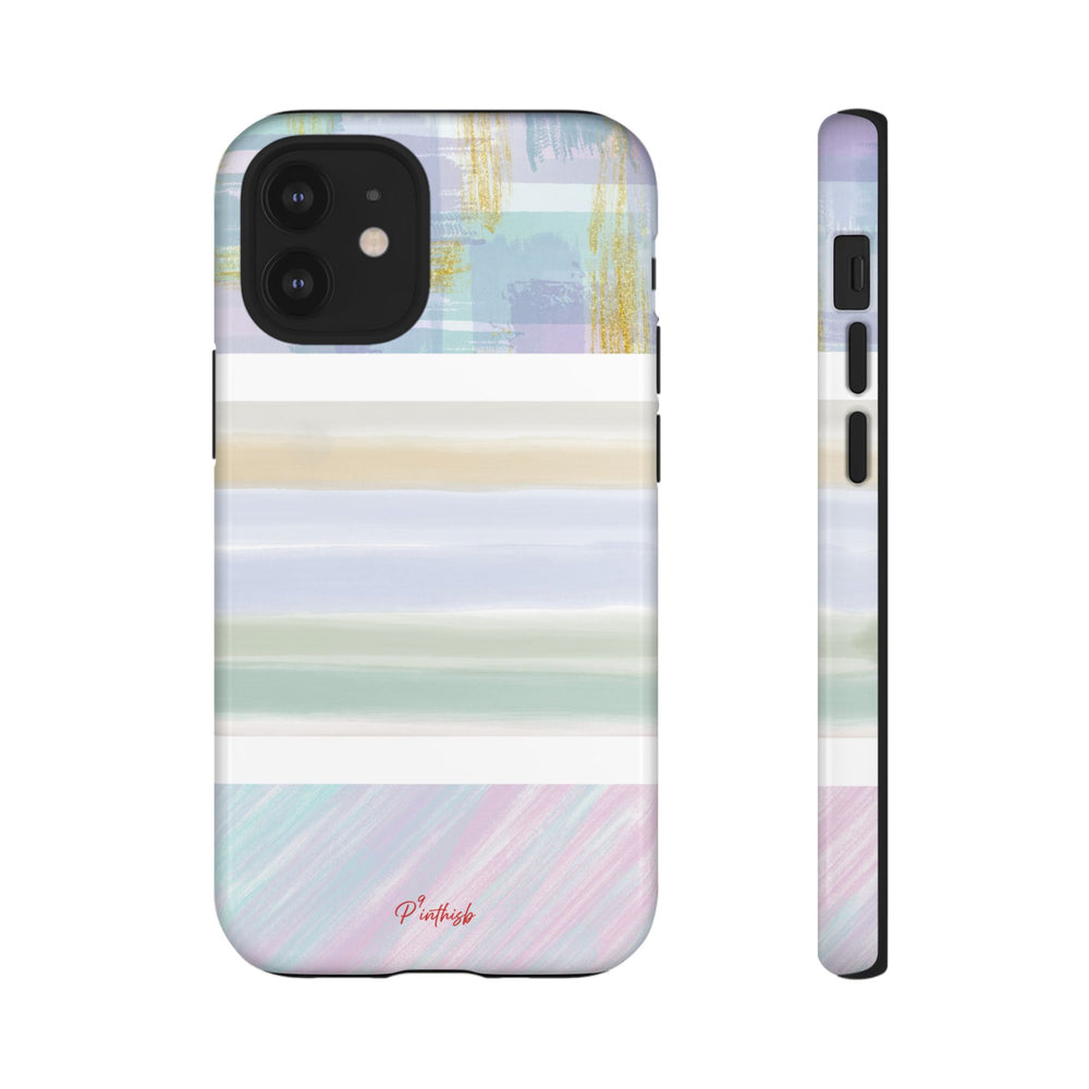 Pastel Stripe Tough Phone Case