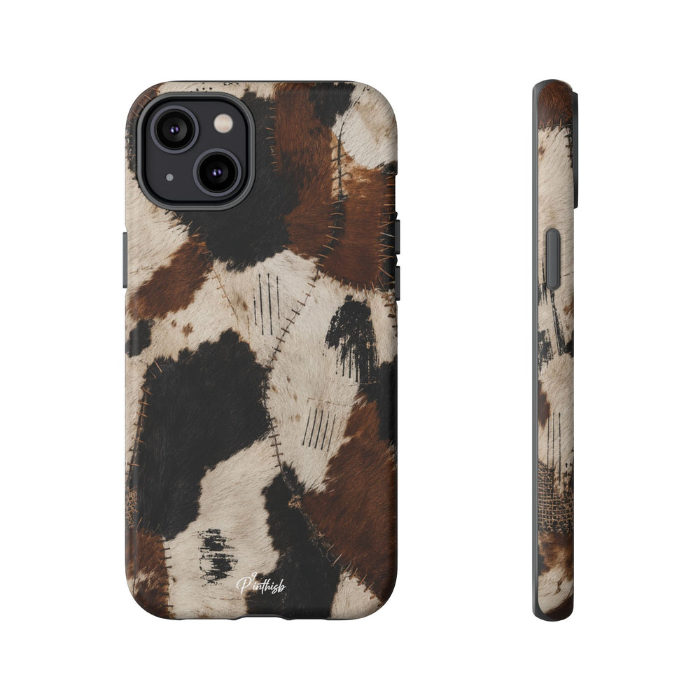 Brown & Black Animal Print Tough Case