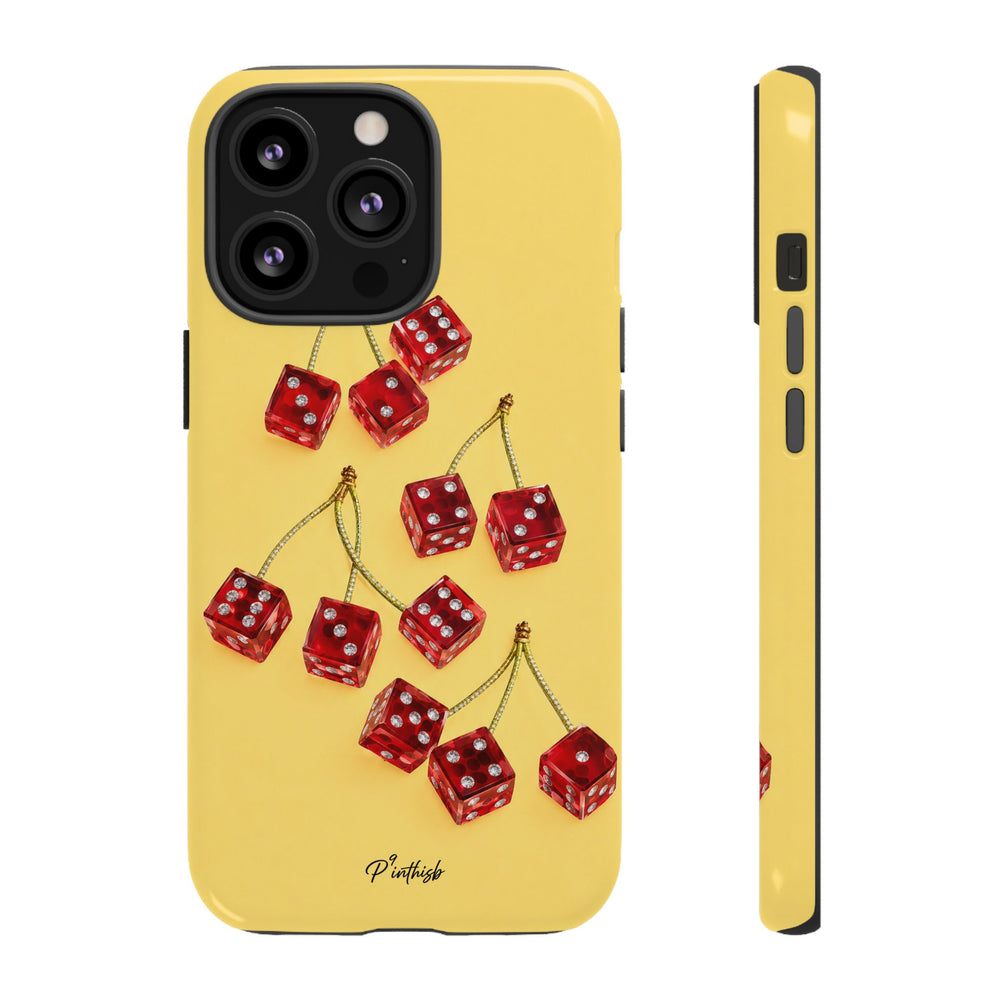 Cherry Dice Tough Phone Case