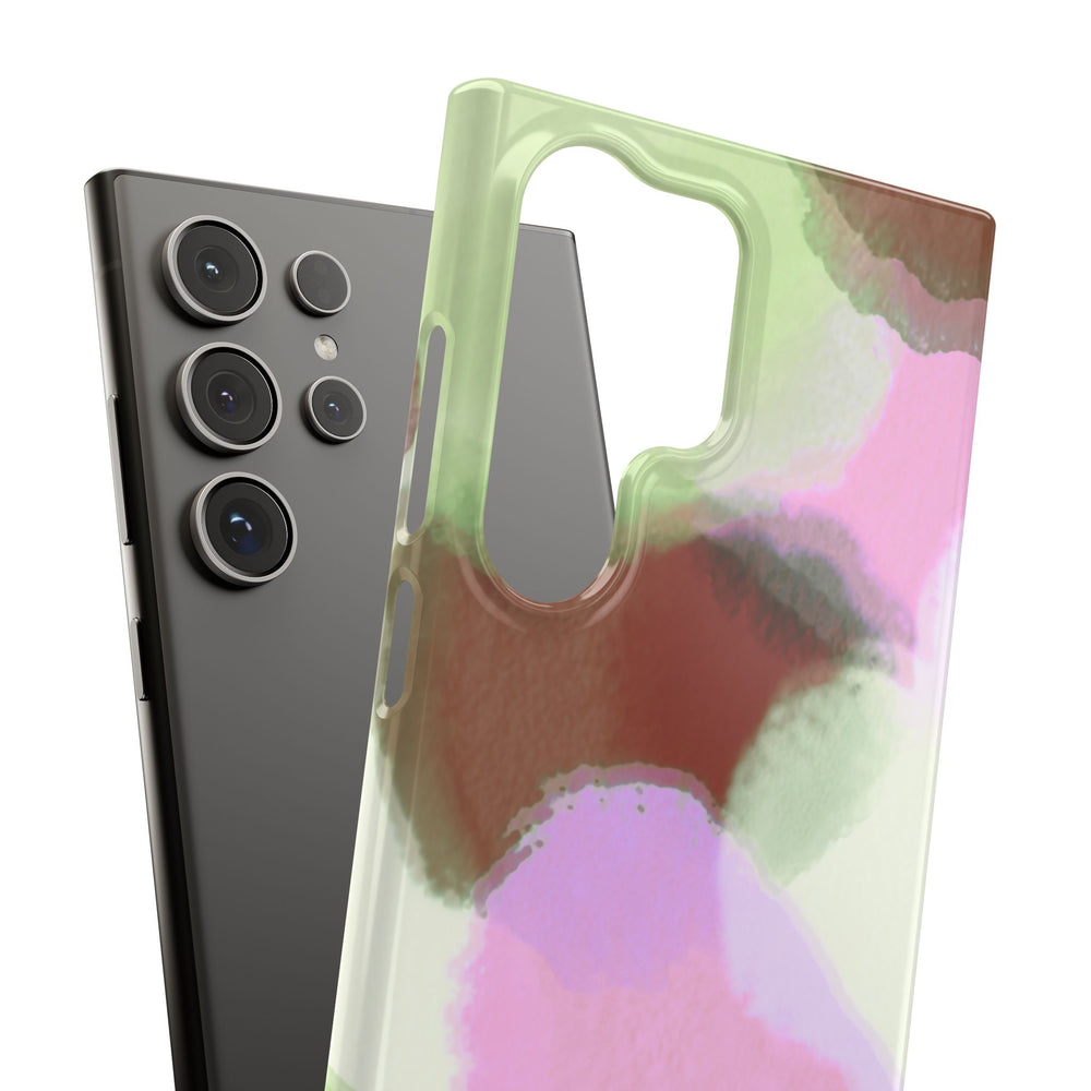 Abstract Pastel Camouflage Snap Phone Case