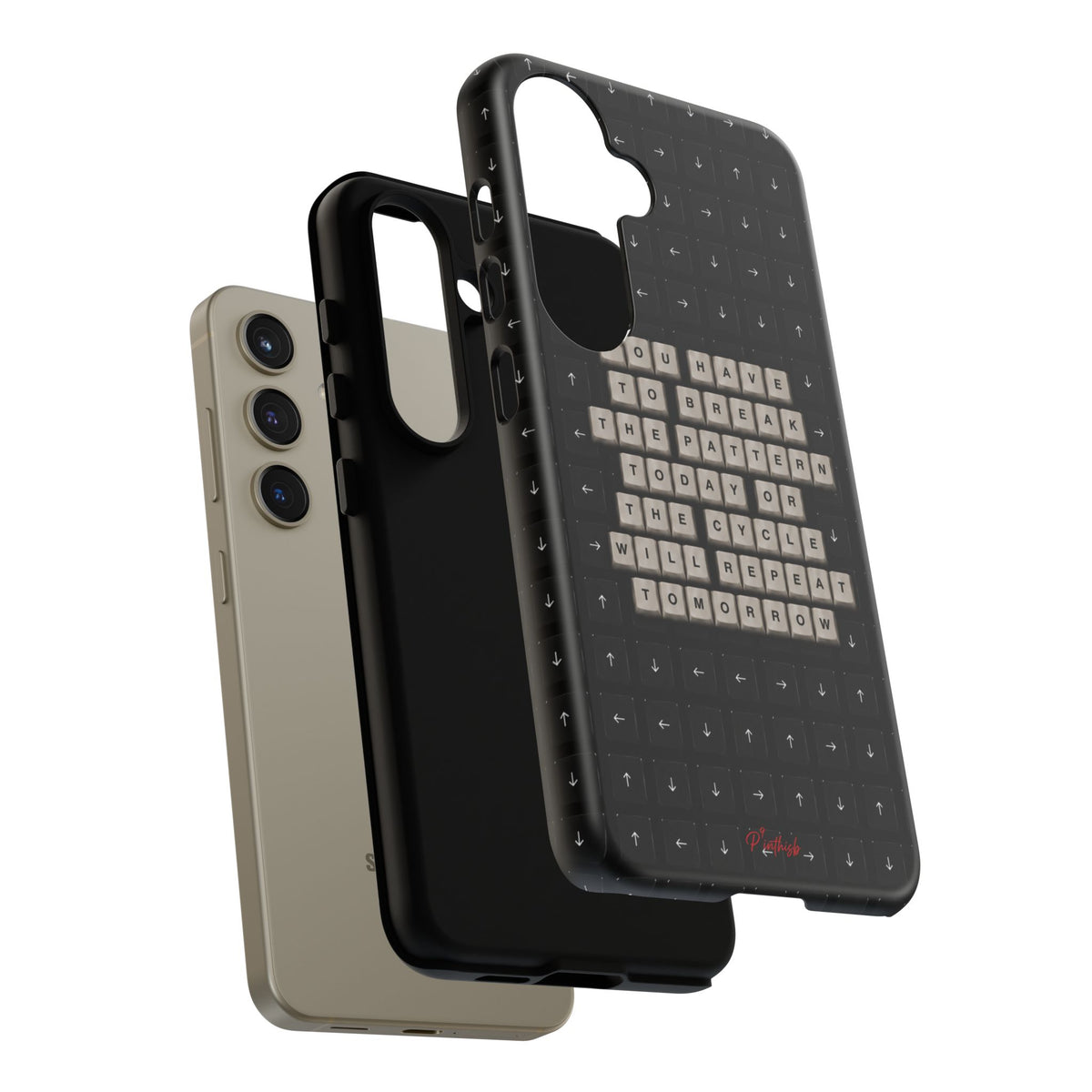 "Break the pattern" Keyboard Tough Case