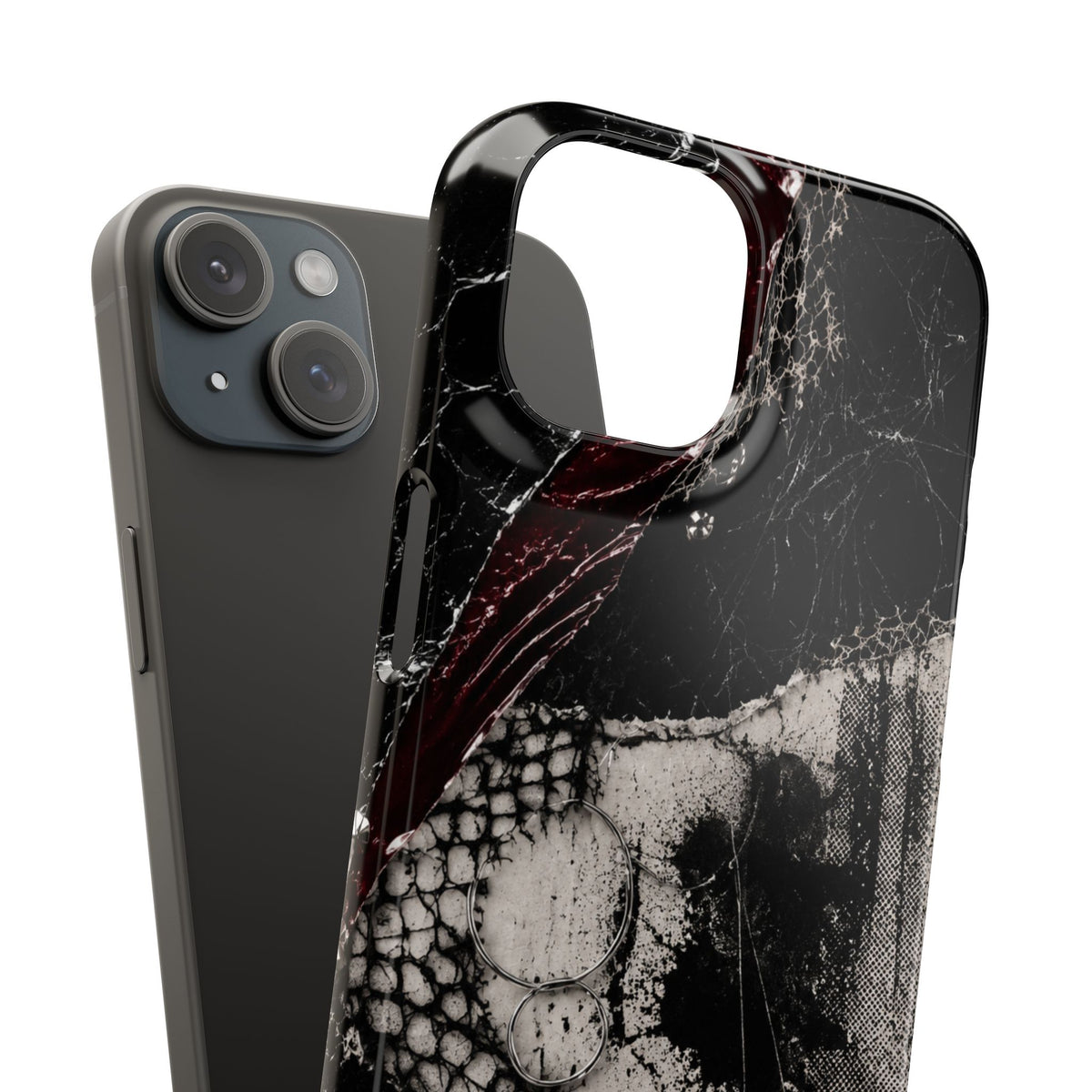 Midnight Static Snap Phone Case