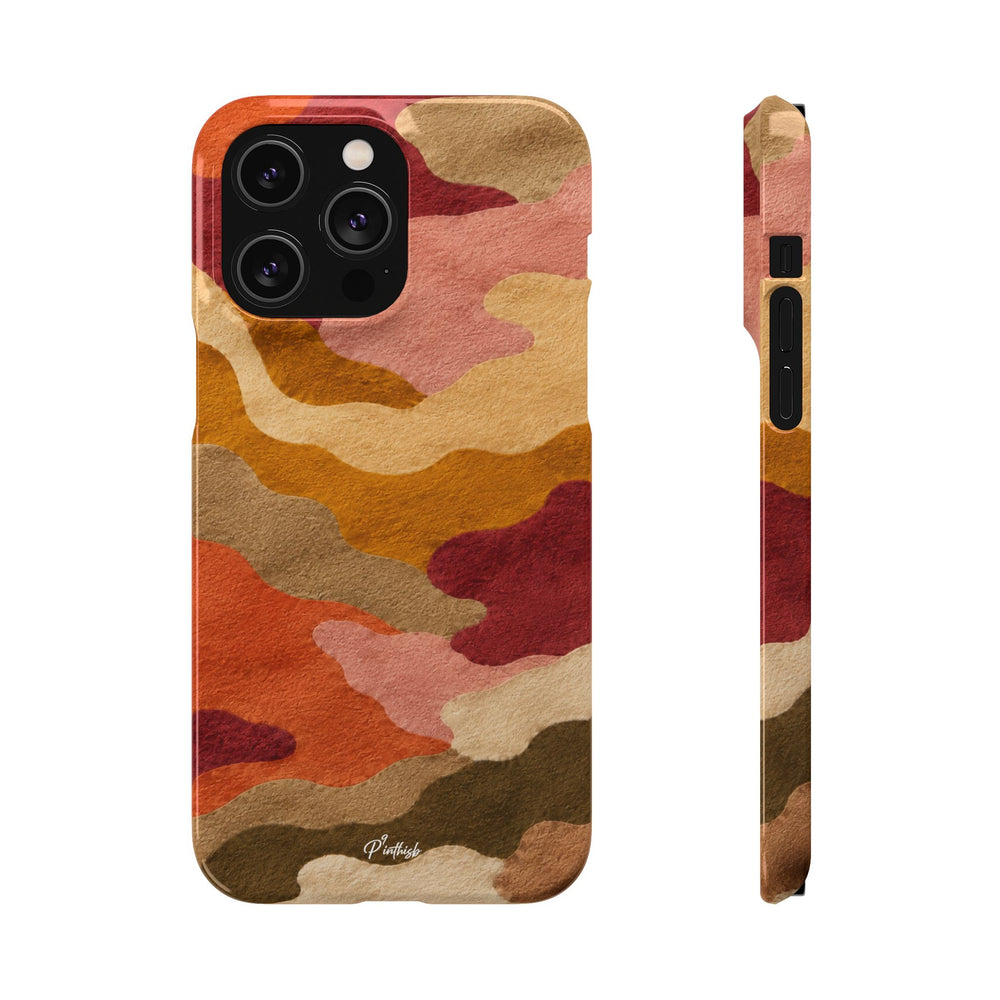 Watercolour Camo Snap Case
