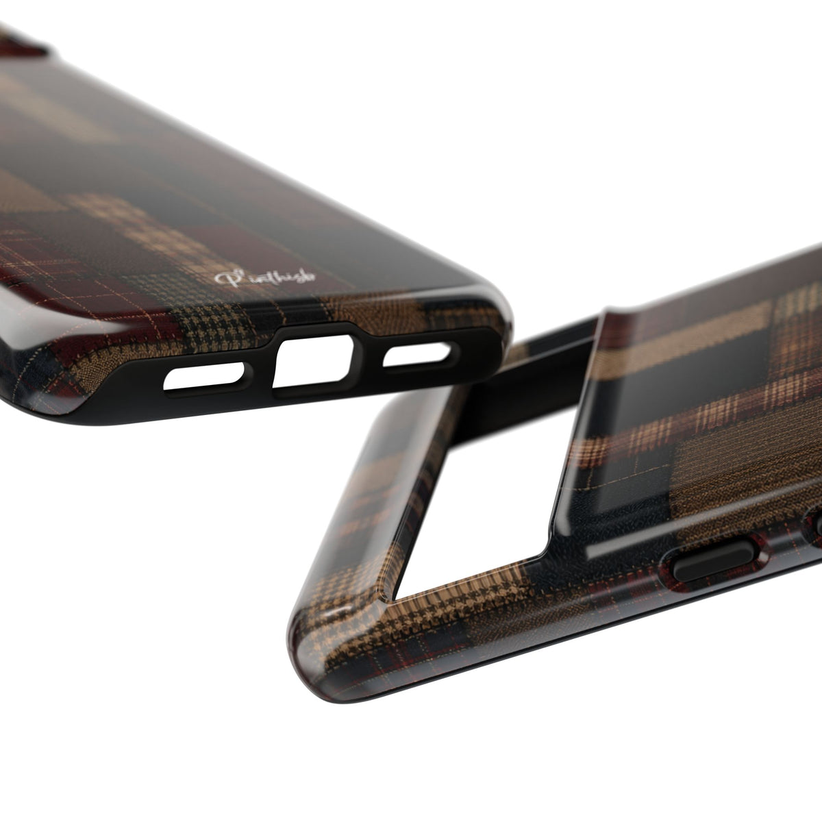 Plaid Patchwork Tough Phone Case
