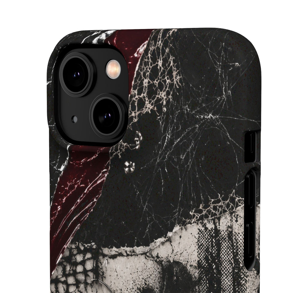 Midnight Static Snap Phone Case
