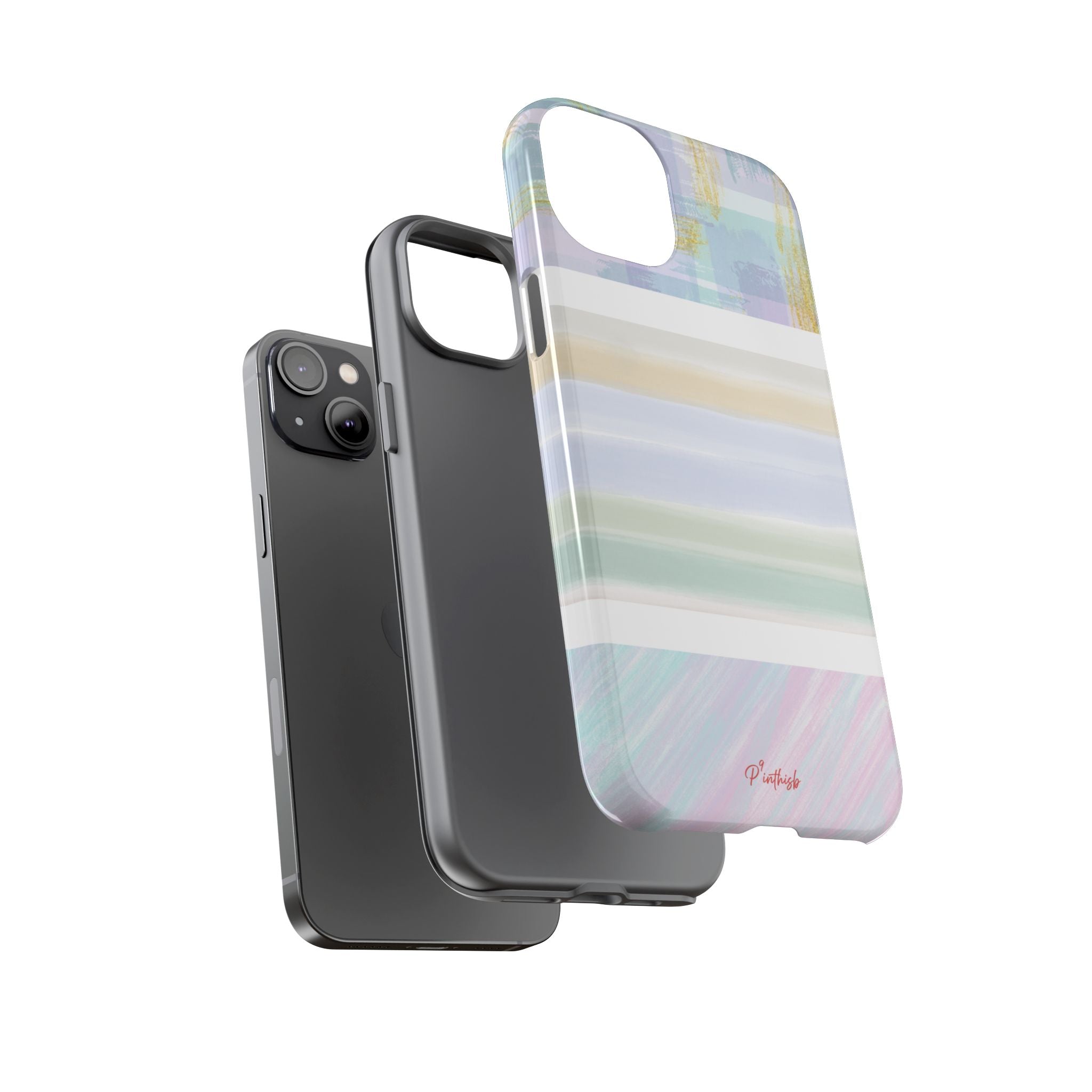 Pastel Stripe Tough Phone Case