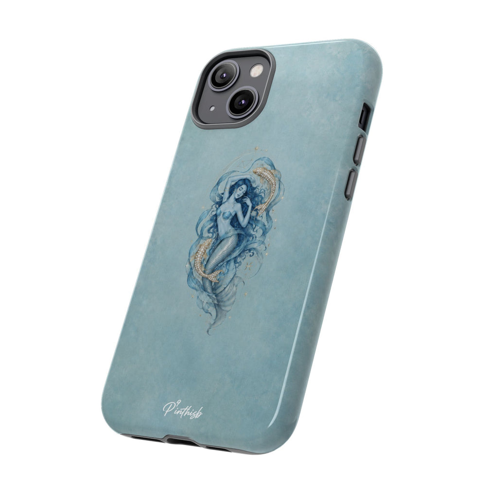 Pisces Zodiac Glitter Phone Case