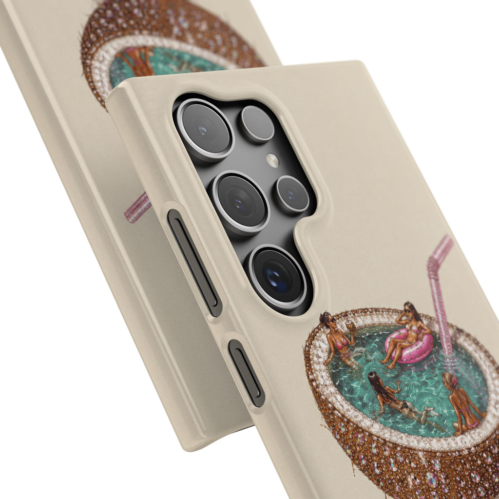 Coconut Pool Snap Phone Case