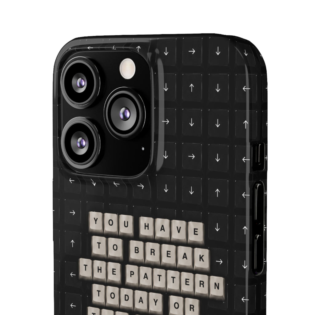 "Break the pattern" Keyboard Snap Case
