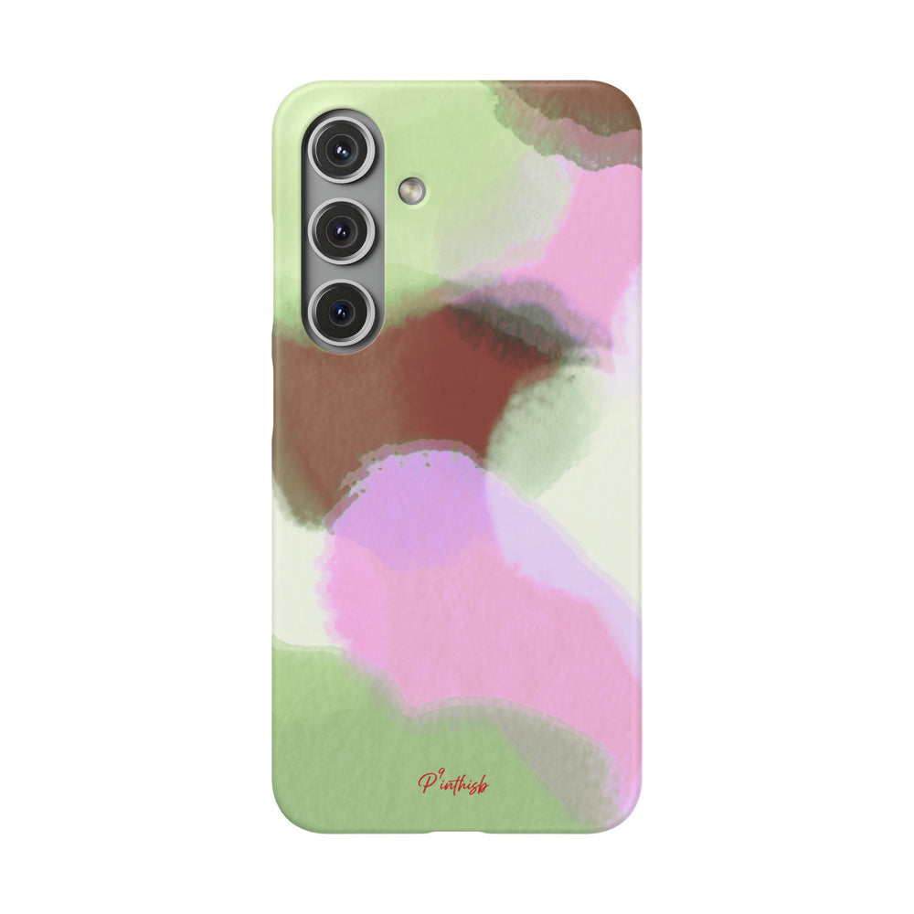 Abstract Pastel Camouflage Snap Phone Case