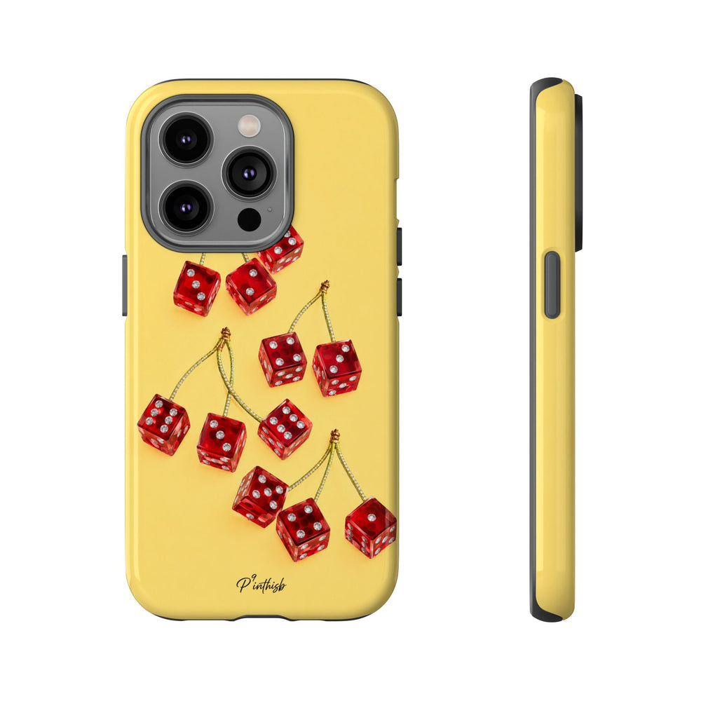 Cherry Dice Tough Phone Case