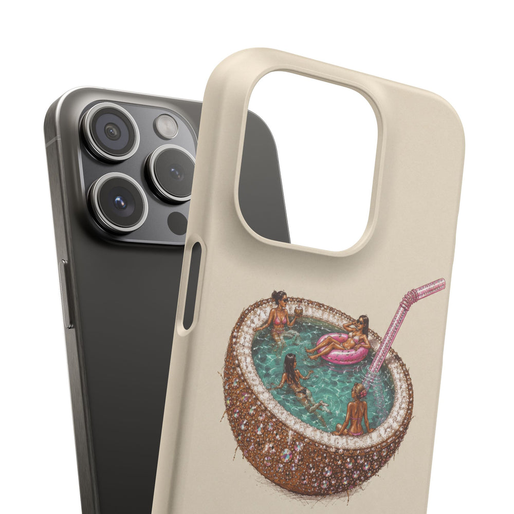 Coconut Pool Snap Phone Case
