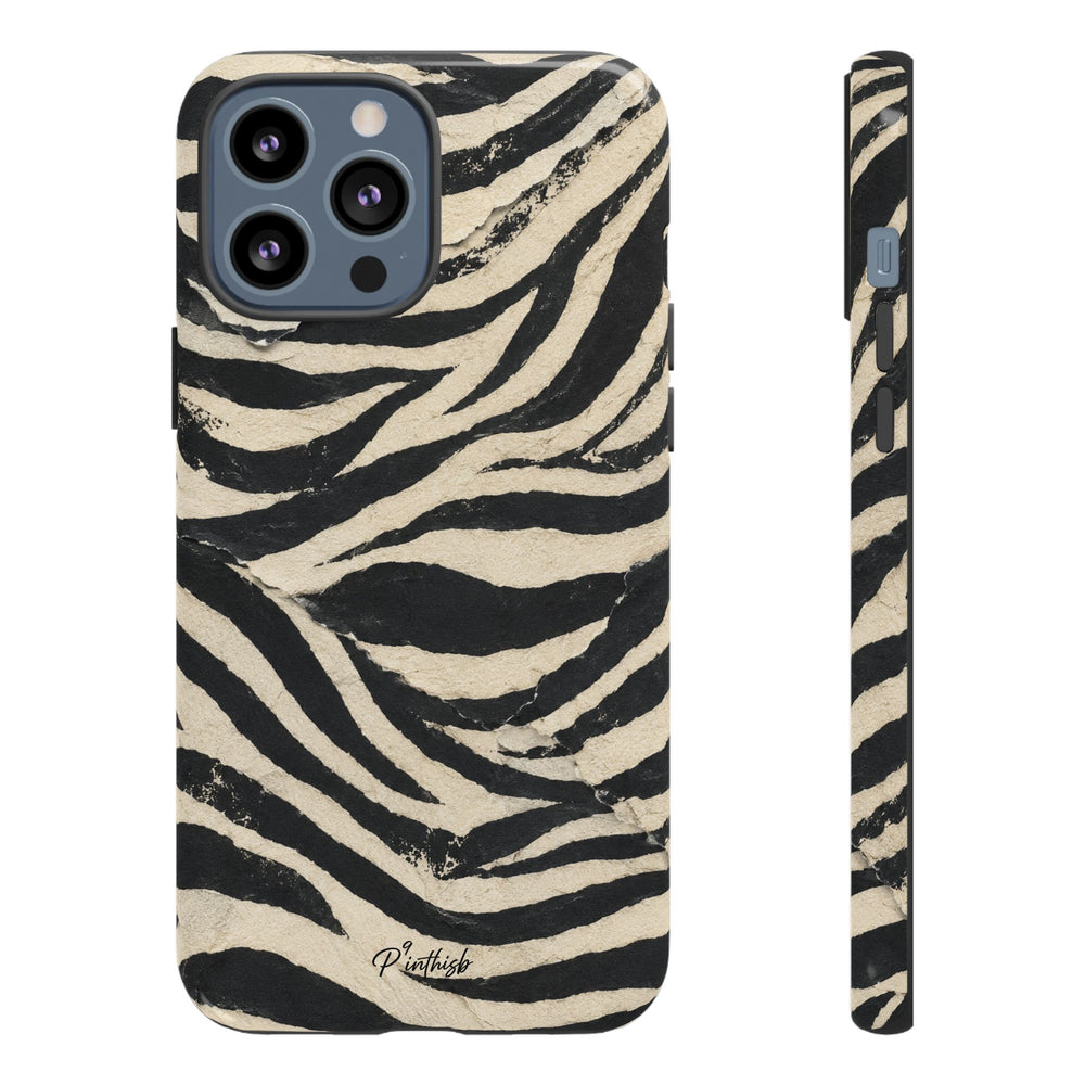 Zebra Stripe Tough Phone Case