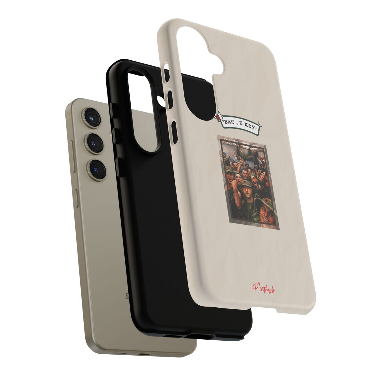 "BAC, U KRY!" Albanian Tough Phone Case