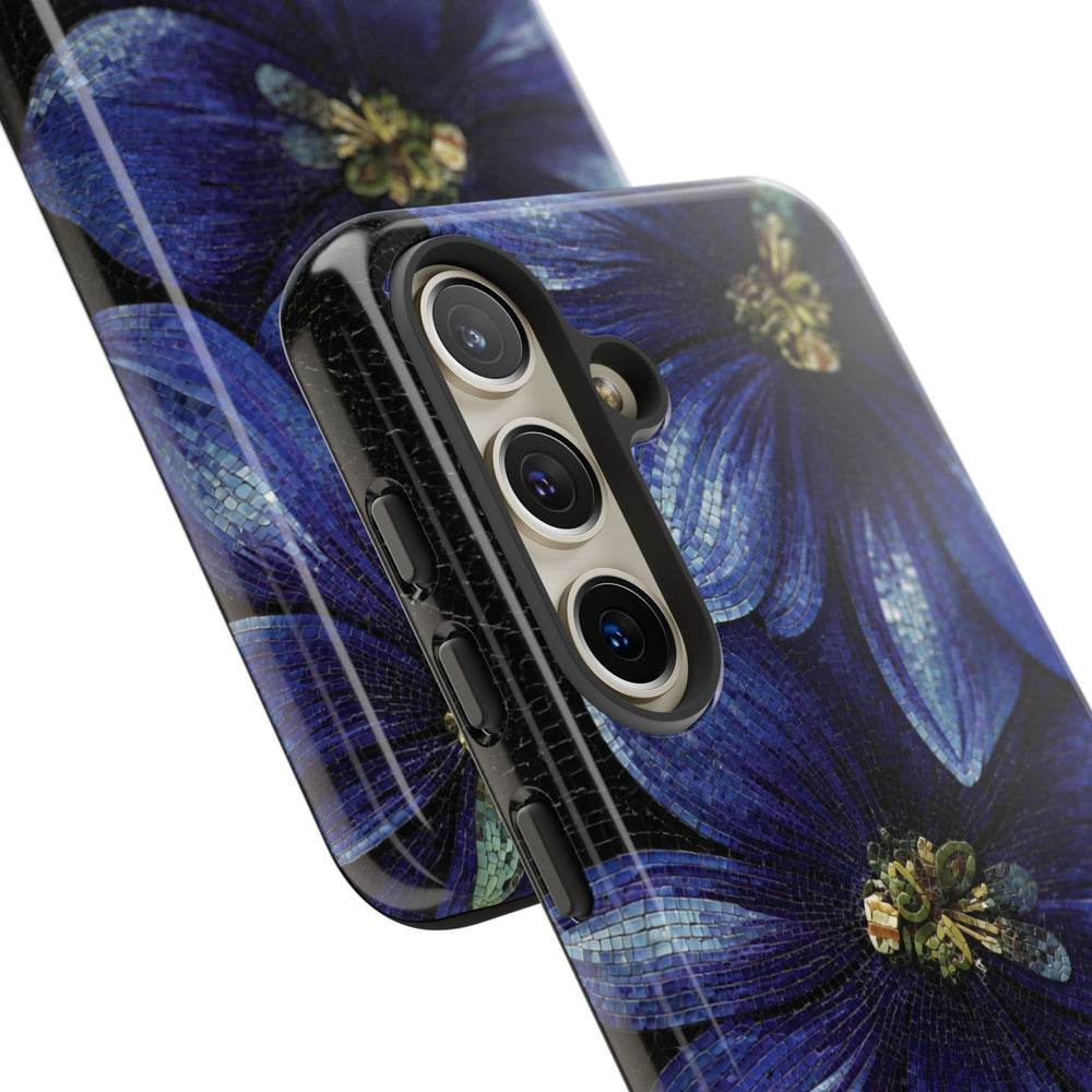 Blue Floral Tough Case