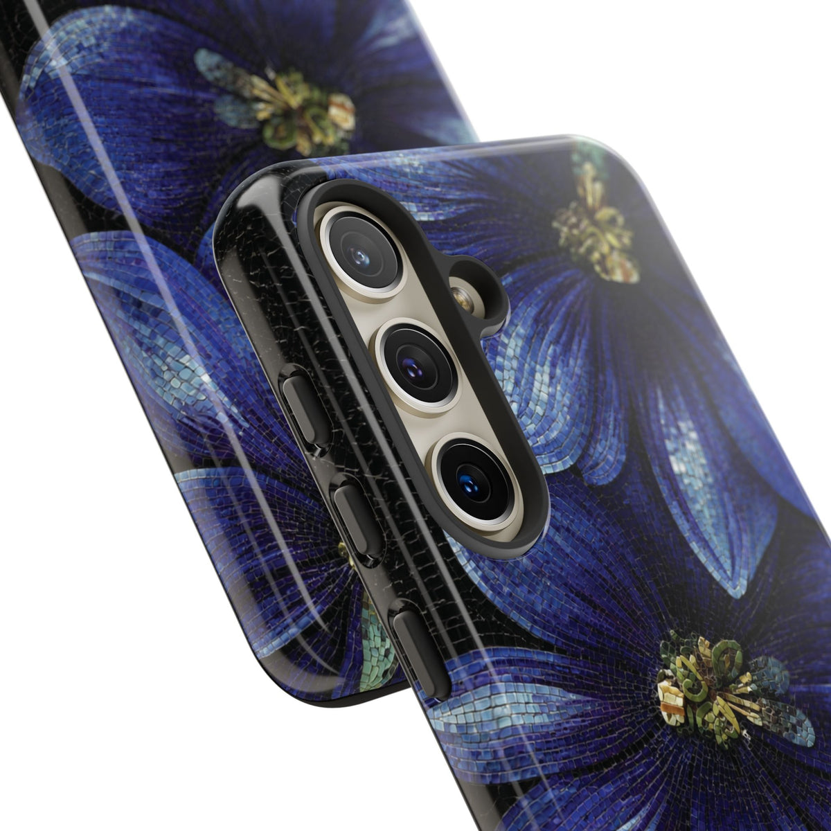 Blue Floral Tough Case