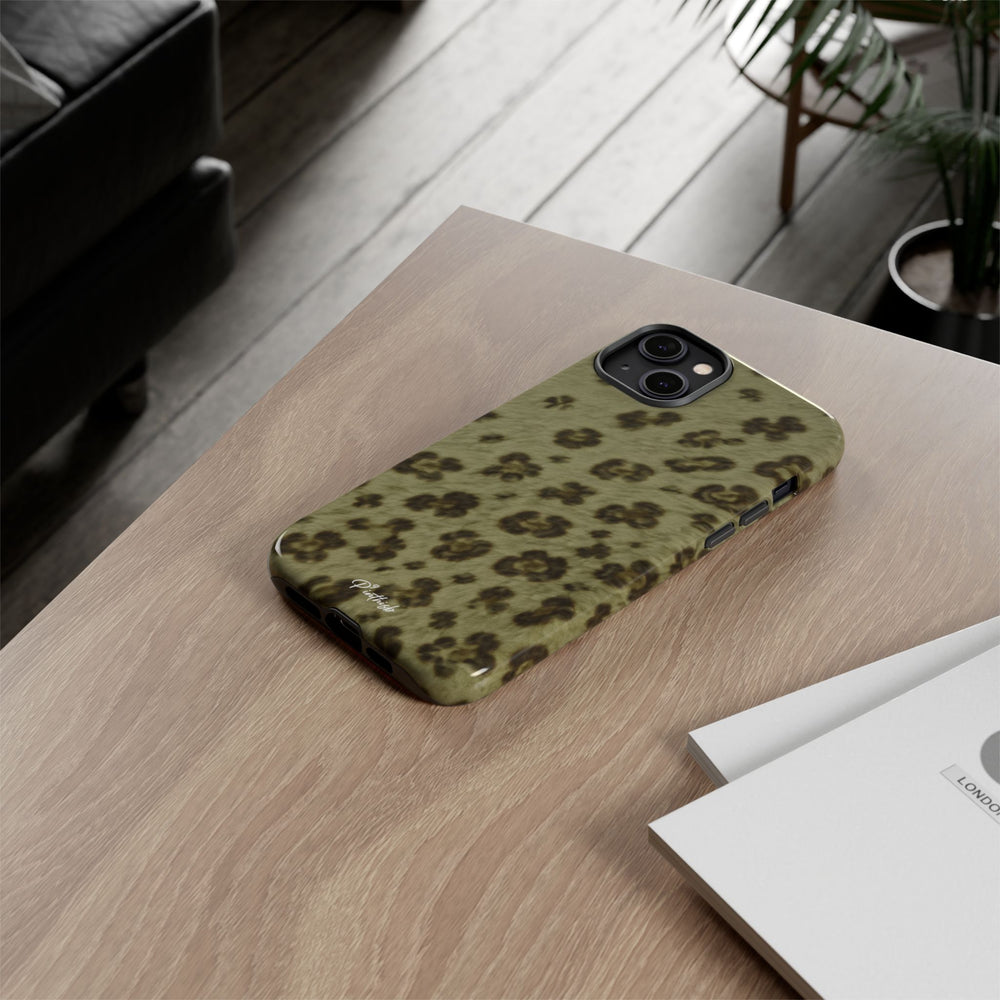Olive Leopard Print Tough Case