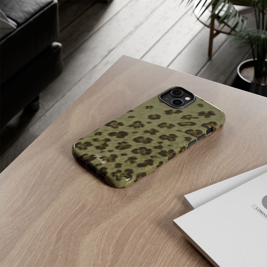 Olive Leopard Print Tough Case