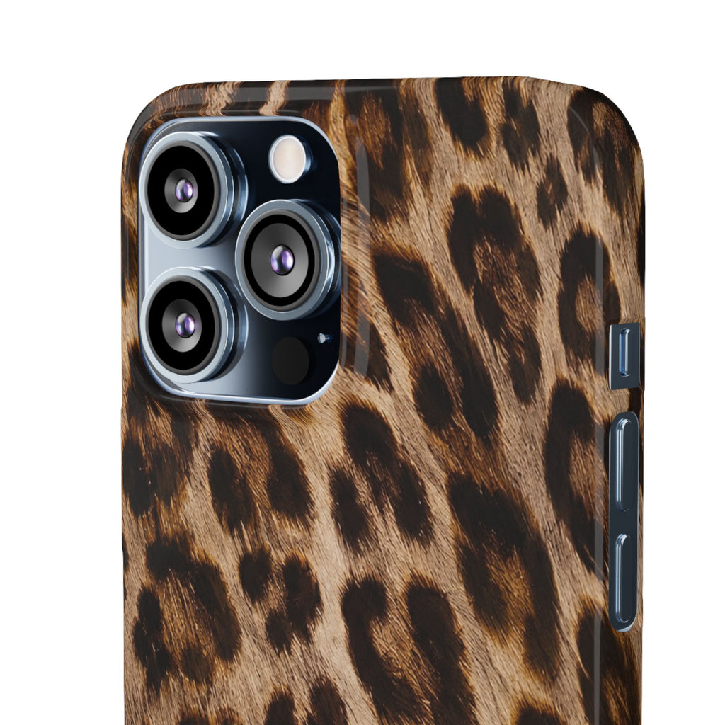 Leopard Print Snap Phone Case