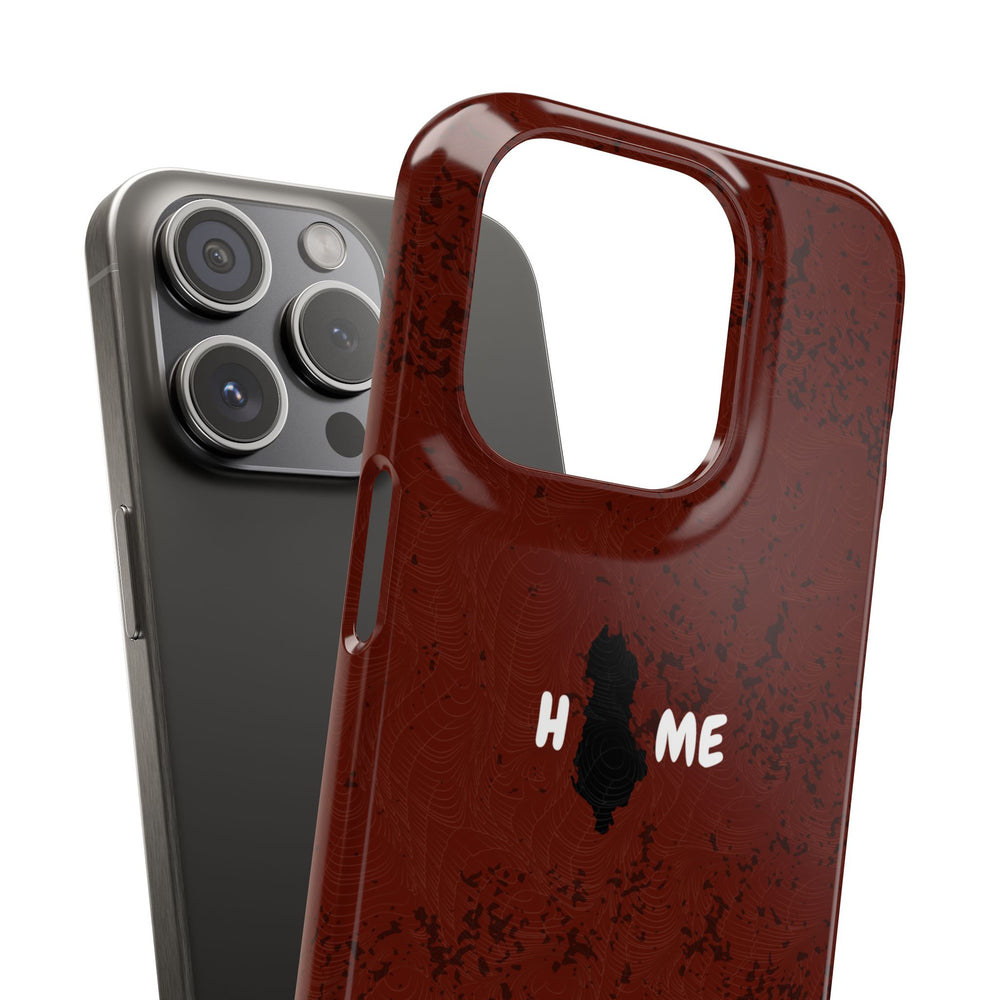 "HOME" Albania Snap Case