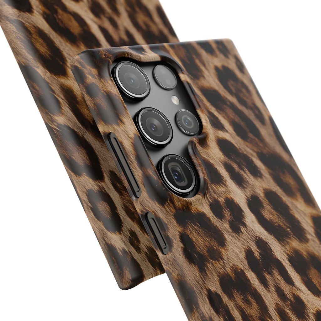 Leopard Print Snap Phone Case