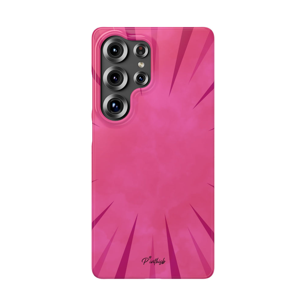 Pink Burst Snap Phone Case