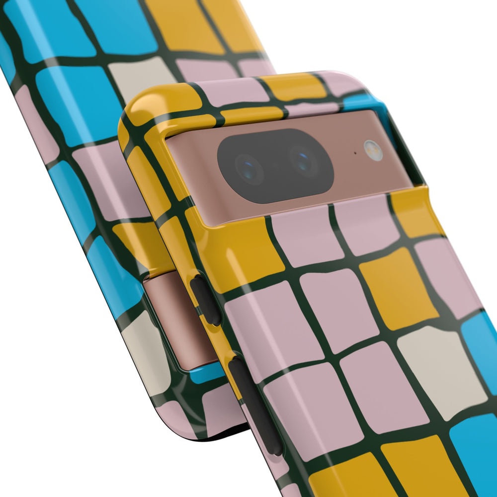 Color Grid Tough Phone Case