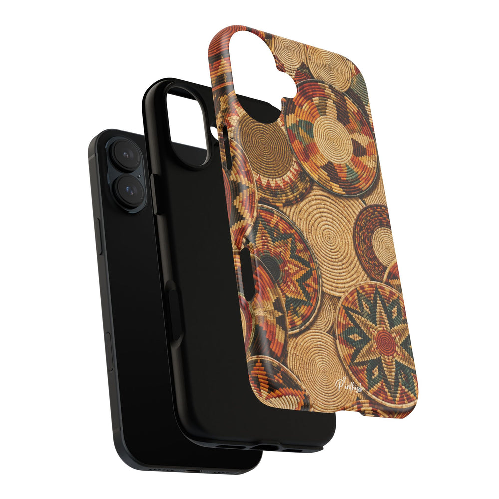 Bohemian Woven Basket Pattern Tough Case