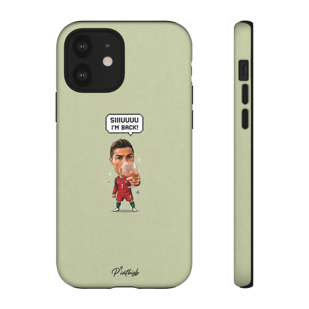 "SIIUUU, I'M BACK" CR7 Tough Phone Case