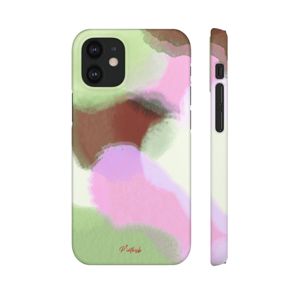 Abstract Pastel Camouflage Snap Phone Case