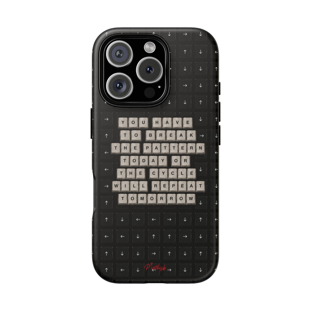 "Break the pattern" Keyboard Tough Case