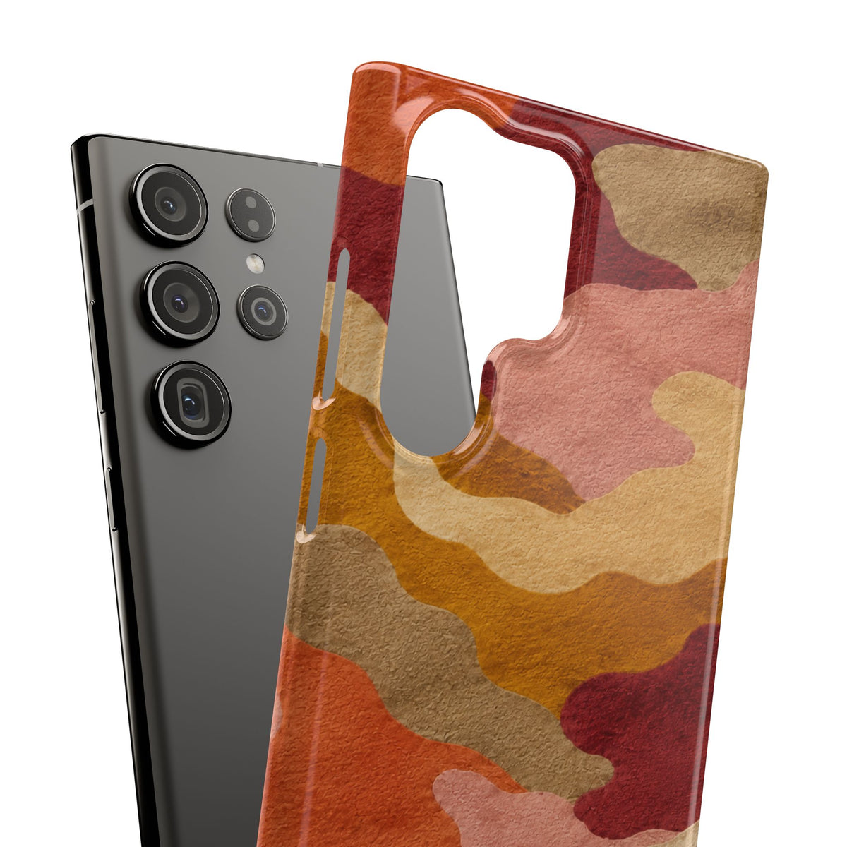 Watercolour Camo Snap Case